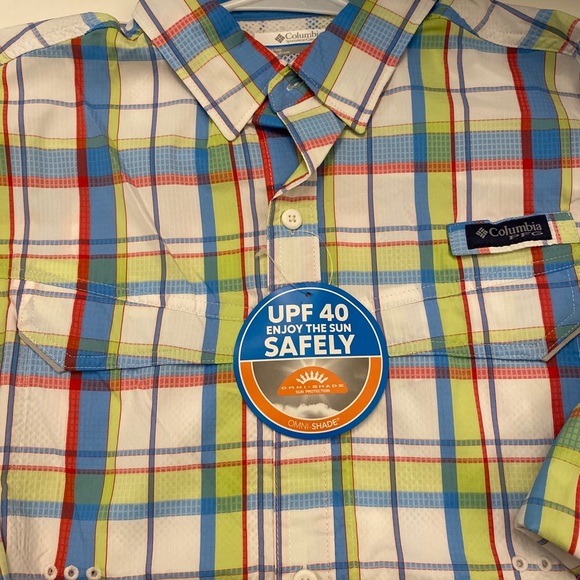 Columbia PFG Super Bahama UPF40 Mens fishing shirt - Picture 3 of 8